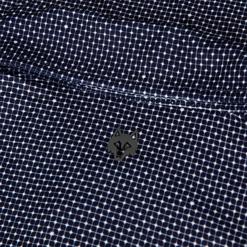 Greyson Polo Shirt Mens XL Beacon Geometric Maltese Blue All Over Print NEW $118